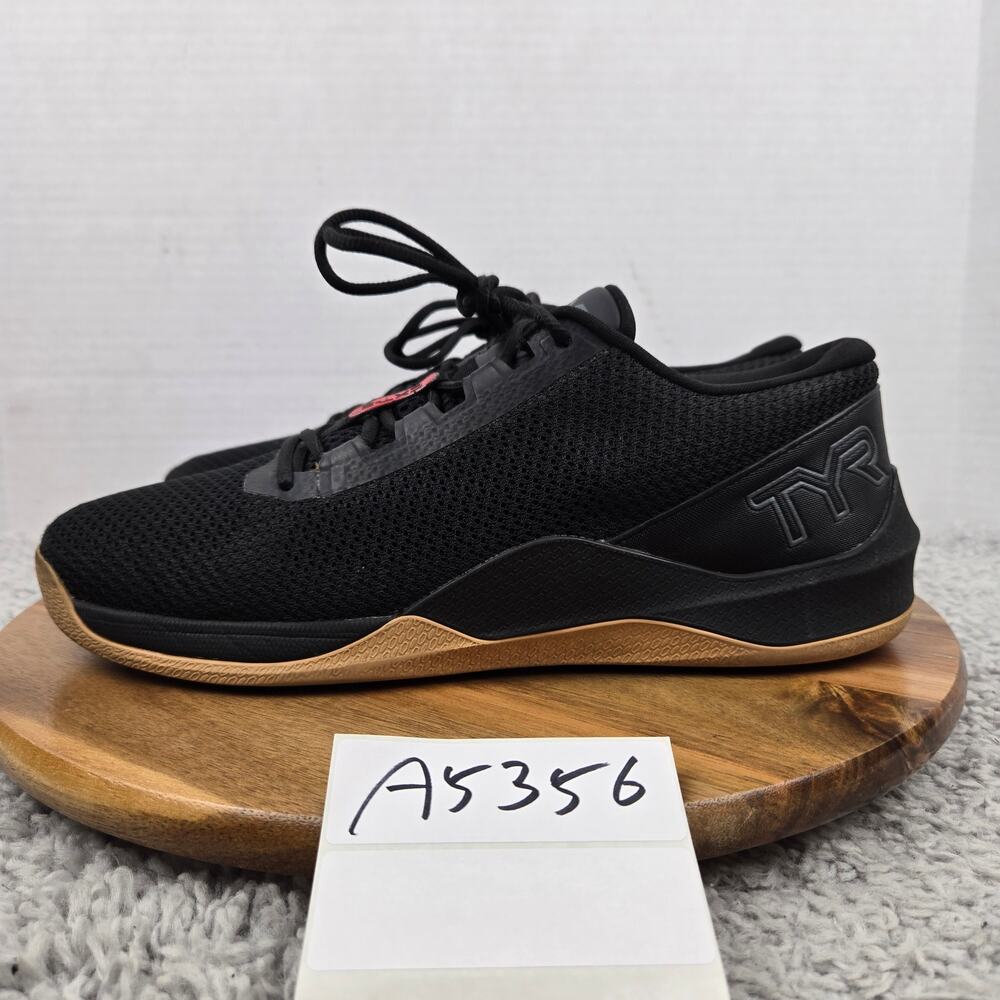TYR Mens 8.5 CXT-2 Trainer Black Gum Athletic Gym CrossFit Weightlifting Shoe